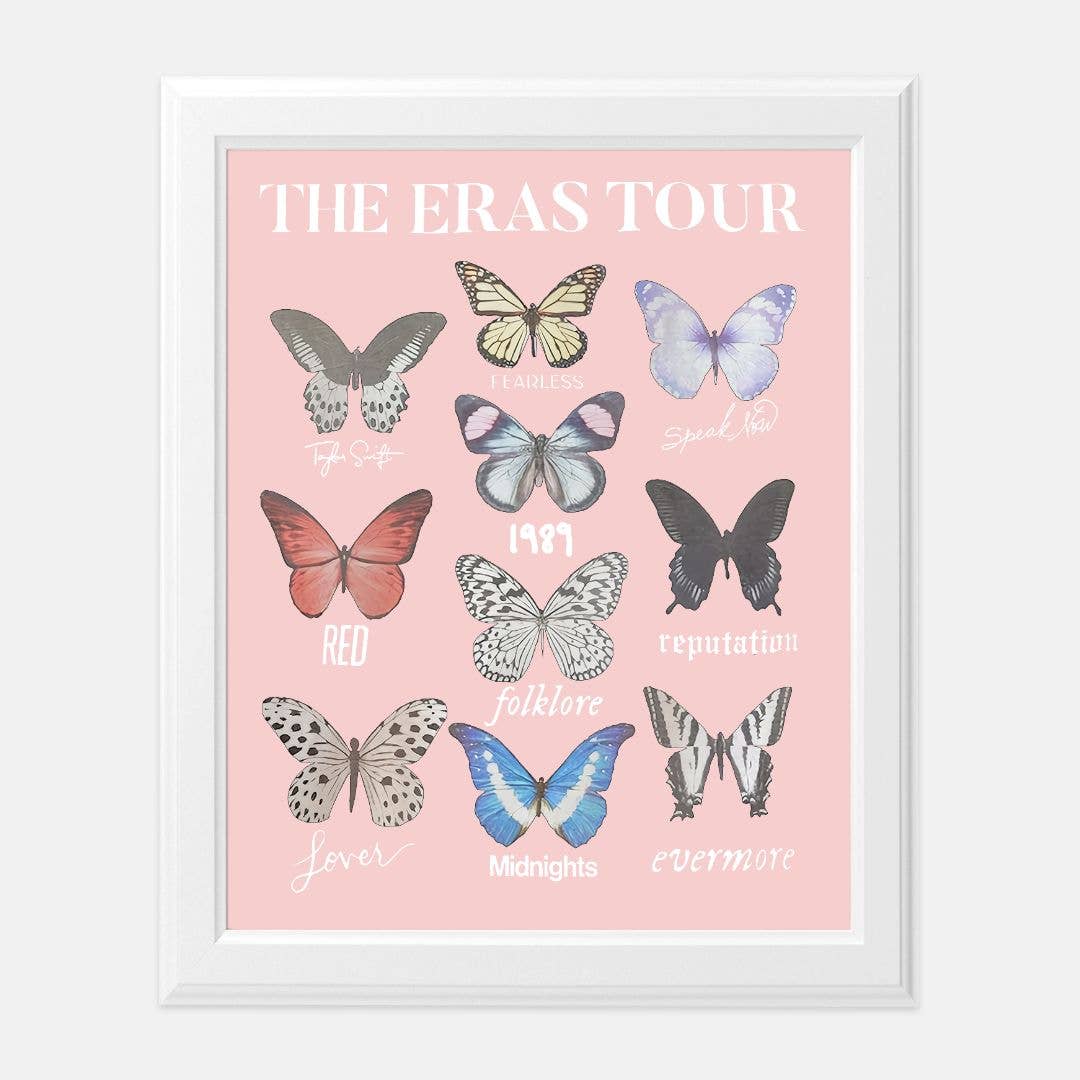 Taylor Swift Eras Tour Butterfly Art Print