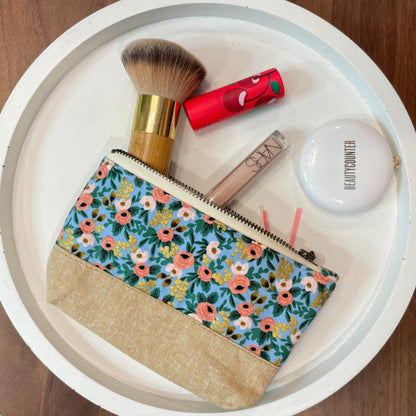 Small Makeup Bag: Floral