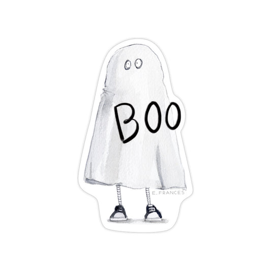 Boo! Ghost Sticker