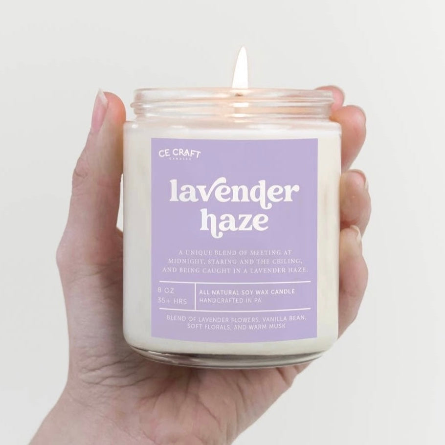 Lavender Haze Candle (lavender • vanilla bean • musk)