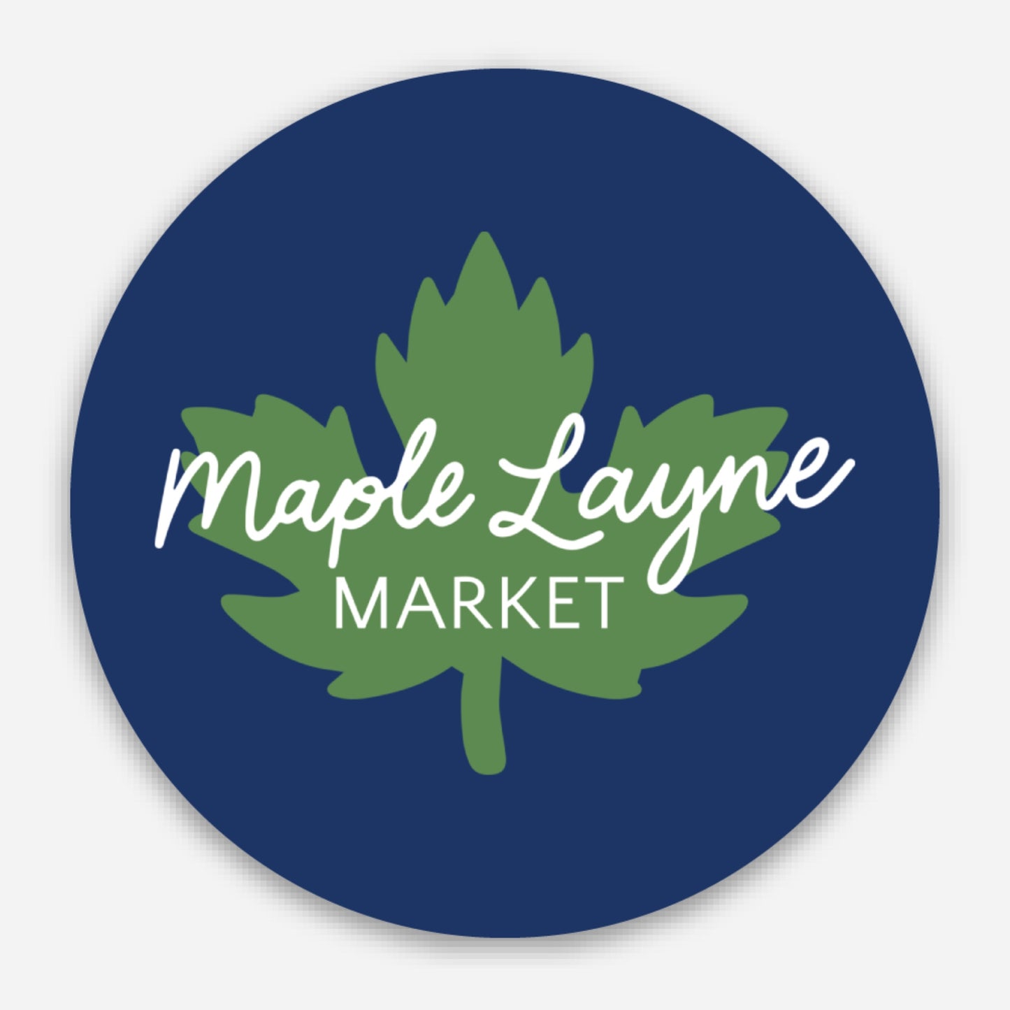 Maple Layne Market Sticker