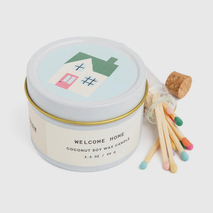Welcome Home Candle and Matches Set