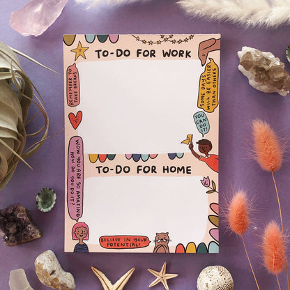 To Do for Home & Work Notepad