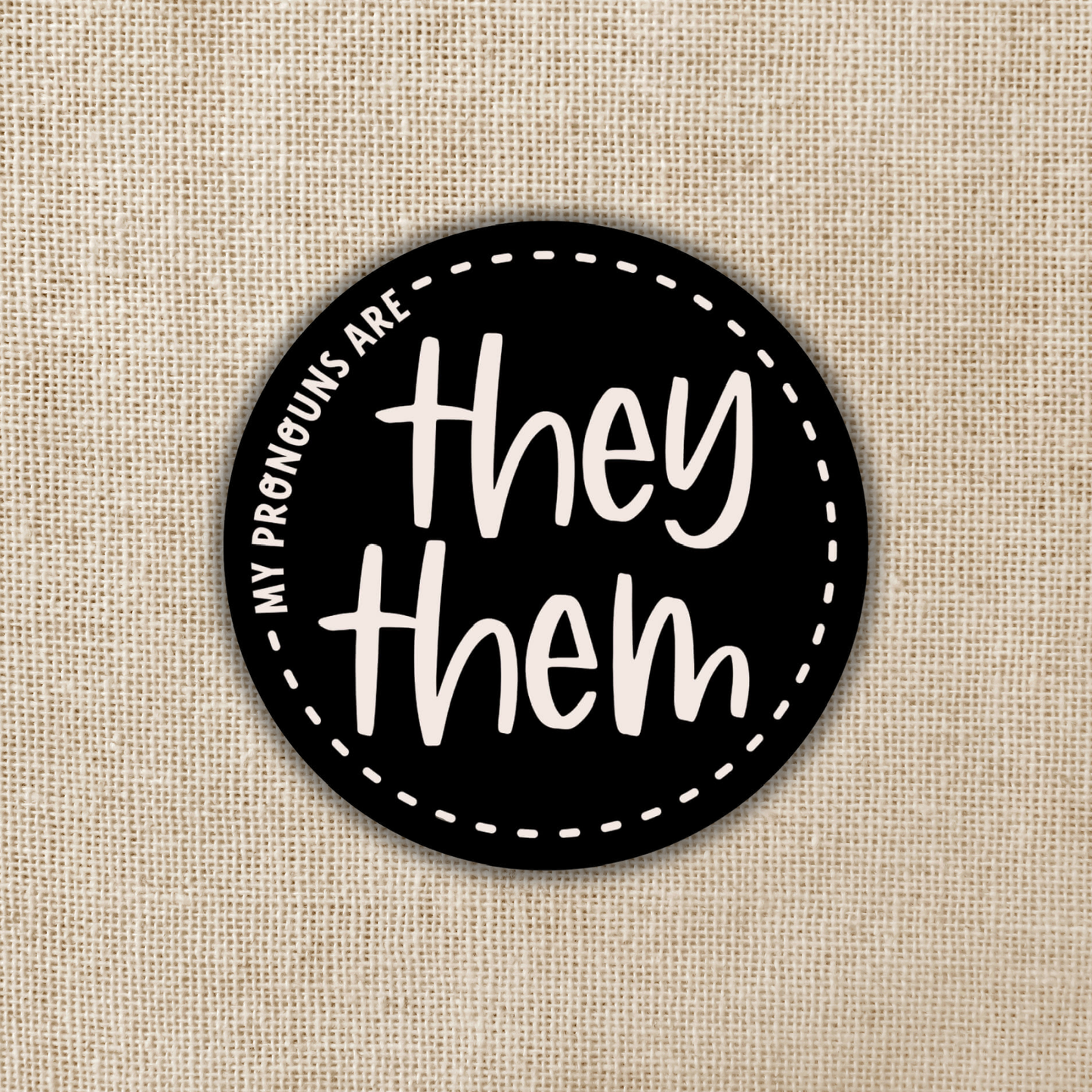 Pronoun Sticker: They/Them