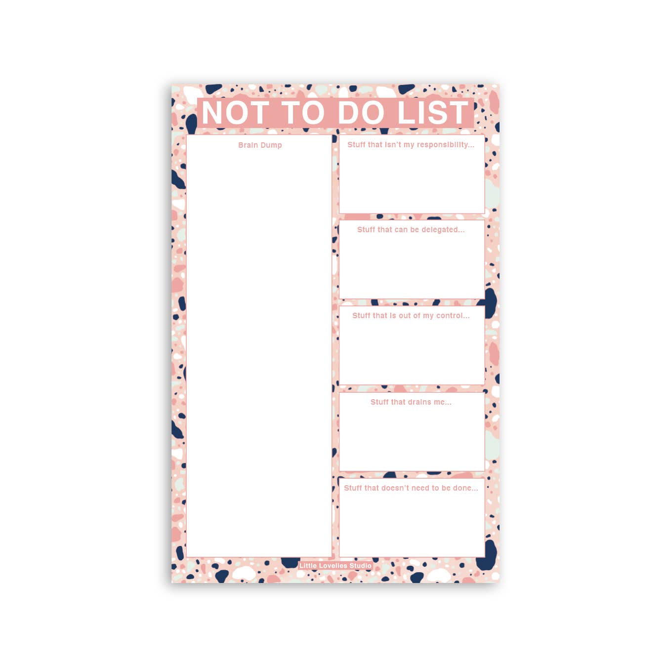 Not-to-Do List Notepad