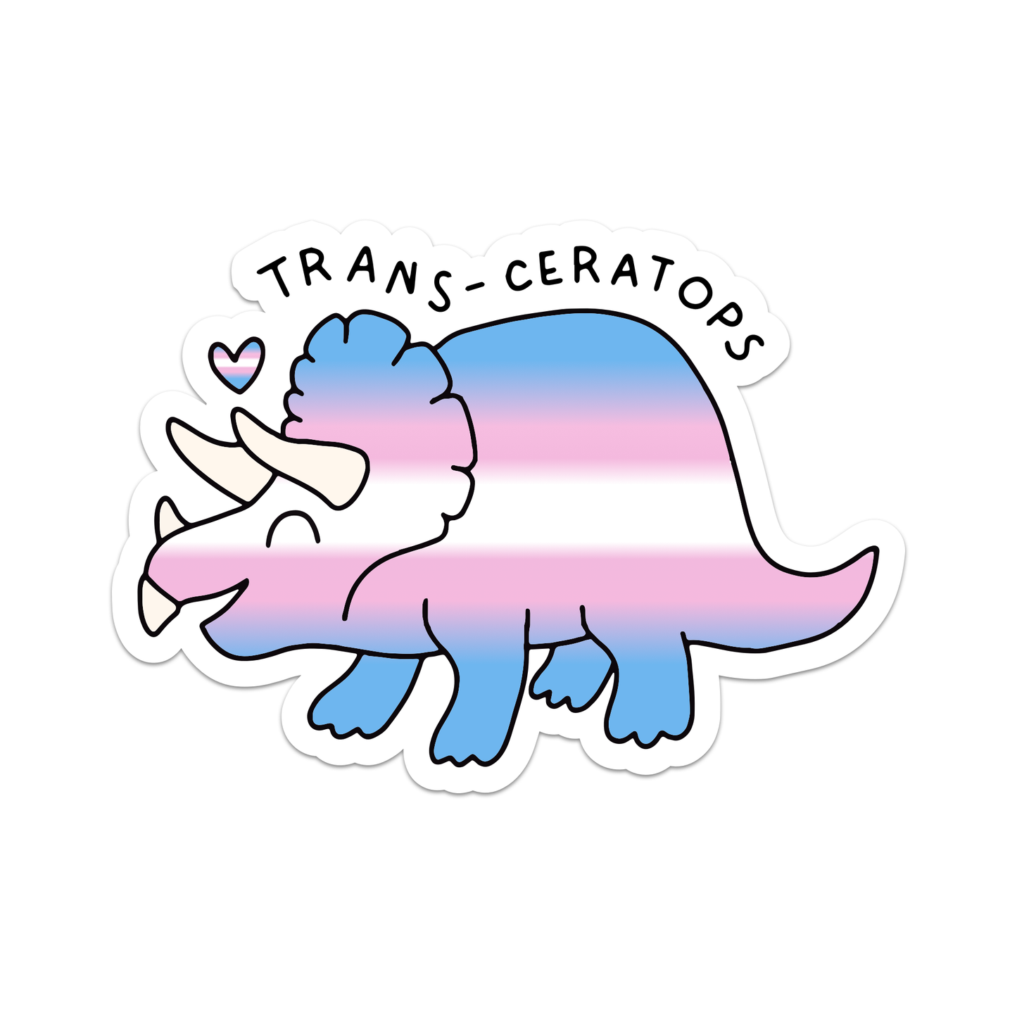 Trans-Ceratops Dinosaur Sticker