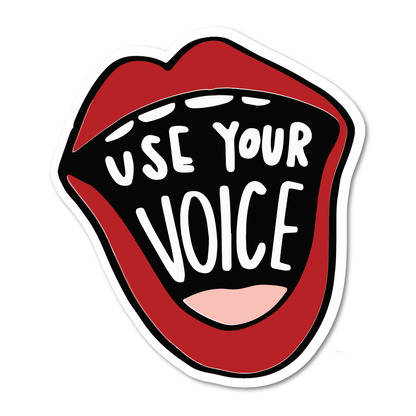 Use Your Voice Sticker