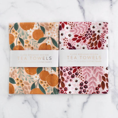 Sangria Floral Tea Towels (Pack of 2)