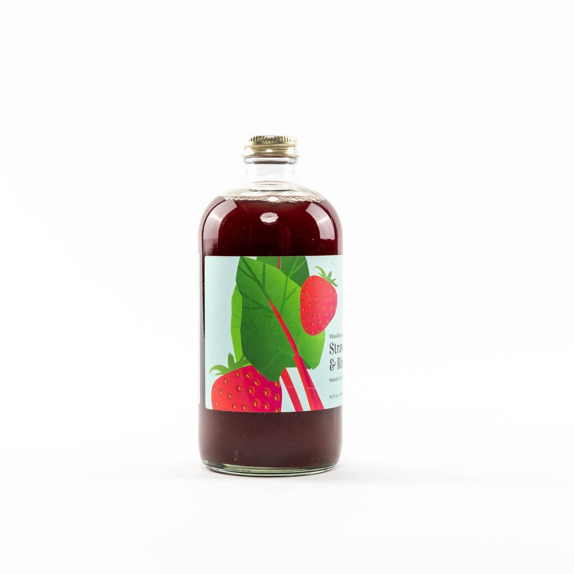 Strawberry-Rhubarb Cocktail / Mocktail Mixer