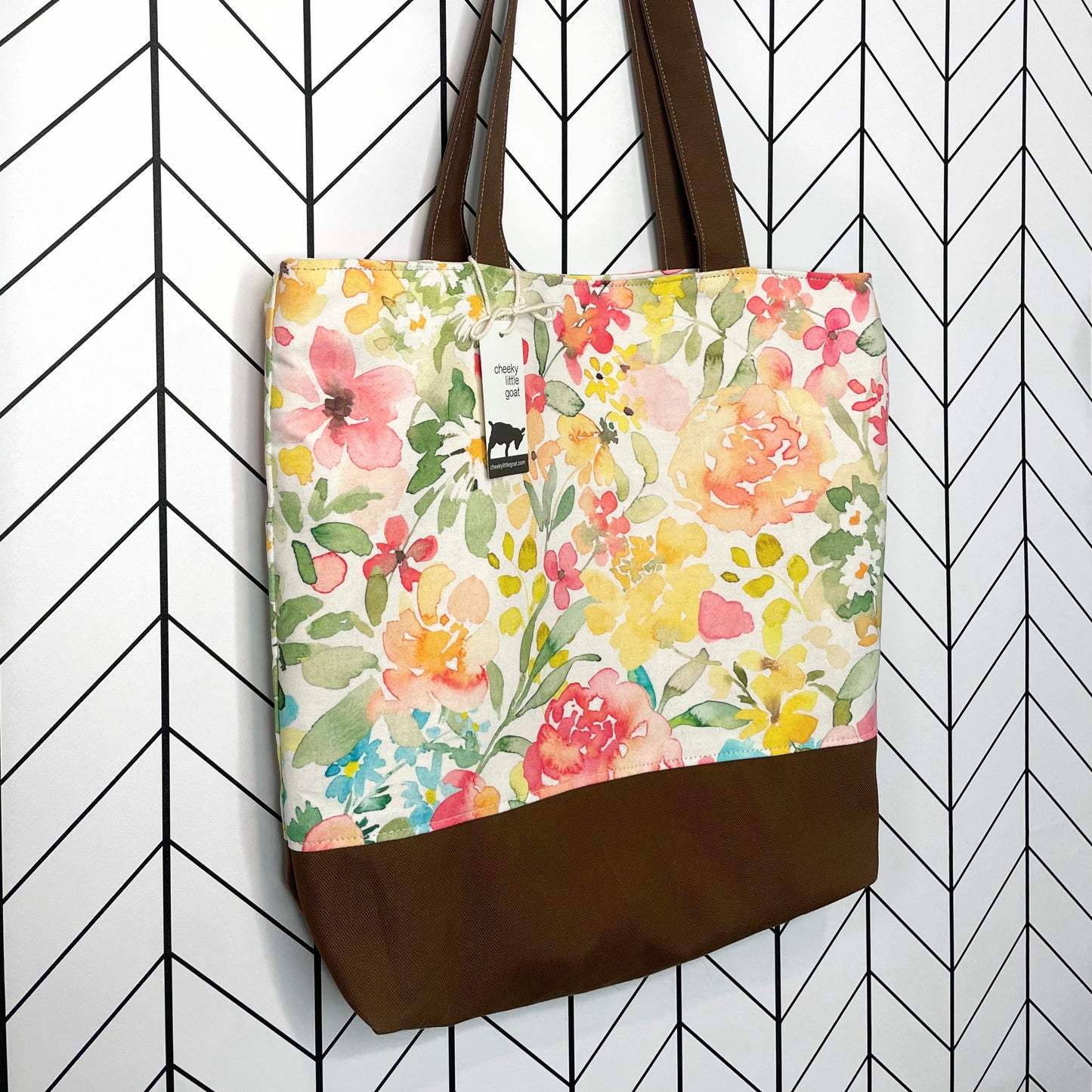 Cheeky Little Tote: Watercolor