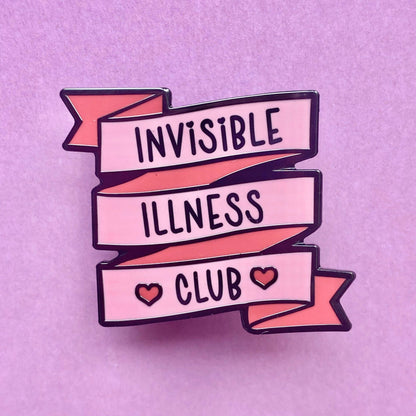 Invisible Illness Club Pin