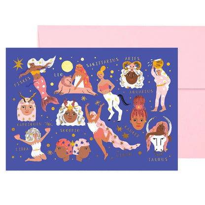 Astrology Ladies Greeting Card