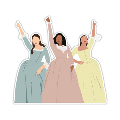 Schuyler Sisters Hamilton Sticker