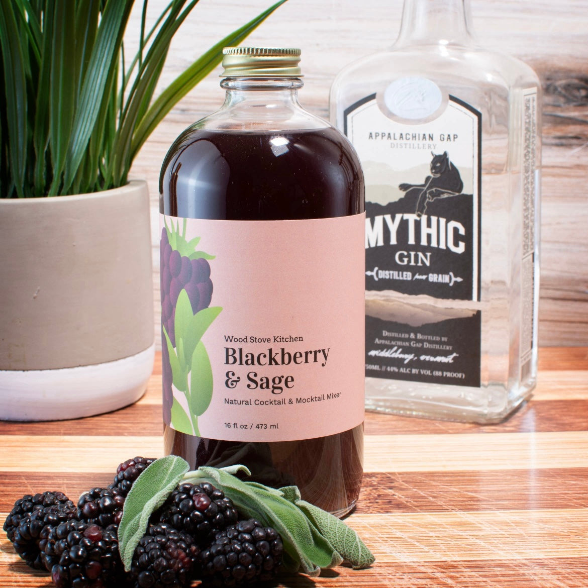 Blackberry & Sage Cocktail / Mocktail Mixer